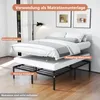 An exploded view of a bed frame with mattresses, illustrating how different mattress types can be used with the frame. Náhľad obrázku produktu