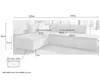 ECKSOFA-DAUERSCHLÄFER Doppelbett 306/223/95 cm Boxspring Produktbild-Vorschau 8