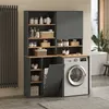 Waschmaschinenschrank Vicco Viktor Anthrazit/Goldkraft Produktbild-Vorschau 6