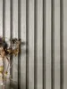 NEWROOM Tapete Silber Vliestapete Paneele - Holzwandpaneele Produktbild-Vorschau 1