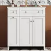 76x 47 x 86 cm, freistehender Waschtisch, lackierte Produktbild-Vorschau 1