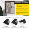 Fliegengitter Fenster ohne Bohren Spannrahmen 130x150 Produktbild-Vorschau 2