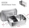 SWANEW 800+1200ml boîte à pain sans plastique BPA libre Voir les images du produit 3