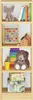 A wooden shelf unit filled with children's toys and books. Produktbild-Vorschau