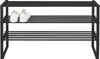 REX SR 2 - 100 cm Schuhregal - Schwarz Produktbild-Vorschau 5