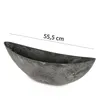 Fioriera ovale grande 55 cm per esterni Ciotola decorativa Anteprima dell’immagine prodotto 2