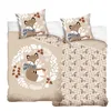 Bettwäsche Mako-Satin Fuchs & Hase, Herbst Motiv 135x200 + Produktbild-Vorschau 2