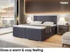 MEBLINI Boxspringbett mit Bettkasten - Gepolstert Produktbild-Vorschau 4
