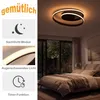 Smart LED Deckenleuchte Schwarz Ø50cm, Deckenlampe mit APP Produktbild-Vorschau 5