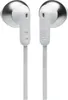 A pair of white and silver JBL wireless earbuds. Produktbild-Vorschau