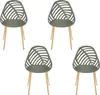 Chaise Mollina Olive - Lot De 4 Voir les images du produit 1