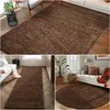 Teppich Wohnzimmer Hochflor Einfarbiges Design Langflor Produktbild-Vorschau 3