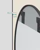 SONGMICS Wandspiegel, Spiegel rund, Metallrahmen, 80 cm d, Produktbild-Vorschau 5