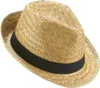 Cappello di paglia per adulti con fascia nera - taglia Anteprima dell’immagine prodotto 3