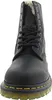 A close-up, front-facing view of a black Dr. Martens boot. Podgląd zdjęcia produktu
