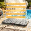 AREBOS Bodendusche Garten Outdoor Dusche mit Fußrad, Warm- Produktbild-Vorschau 3
