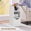 Yaheetech 2er Set Nachttisch 25 cm schmaler Beistelltisch Produktbild-Vorschau 8