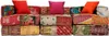 vidaXL Pouf modulaire 3 places patchwork tissu Voir les images du produit 4