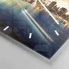 Wanduhr - Quadrat - Glasuhr - Amerika Architektur New York Produktbild-Vorschau 5
