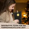 Nordstern Adventskalender zum Befüllen Schwarz Gold - DIY Produktbild-Vorschau 4