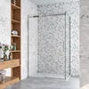 110x70x195cm Schiebetür 8mm Nano ESG Glas Schiebetür Produktbild-Vorschau 1
