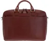 A brown leather briefcase is shown against a white background. Produktbild-Vorschau