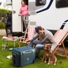 Brisby Kühlbox 45 l – Mit Rollen – 4 Kühlelemente – Blau Produktbild-Vorschau 9