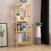 Étagère en bambou à 4 niveaux Meuble de rangement 123x48x32 Voir les images du produit 4