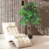 Decovego Künstlicher Ficus Benjamin, Kunstpflanze, Produktbild-Vorschau 4