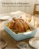 Praknu Auflaufform Groß - Lasagne Auflaufform aus Keramik - Produktbild-Vorschau 2