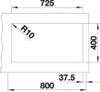 BLANCO SUBLINE 430/270-U, SILGRANIT® PuraDur®, tartufo, Produktbild-Vorschau 5