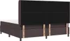 vidaXL Boxspringbed met matras, donkerbruin, 200 x 200 cm, Productafbeelding-voorbeeld 8