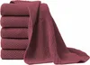Hahn Strickdecke Wohndecke Perlmuster Marsala 130x170 cm Produktbild-Vorschau 2