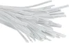 A bundle of white twist ties is shown against a white background. Produktbild-Vorschau