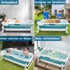 UISEBRT Klappbadewanne 132x61x54cm Faltbare Badewanne Produktbild-Vorschau 8