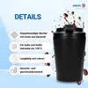 Kaffeebecher to go 'Ceramico' 360 ml - Edelstahl außen Produktbild-Vorschau 2