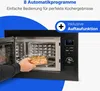 Bomann 3in1 Einbau Mikrowelle mit Grill und Heißluft | 25L Produktbild-Vorschau 5