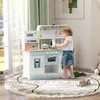 AIYAPLAY Kinderküche Puppenküche mit Geräuschen, Lichtern, Produktbild-Vorschau 2