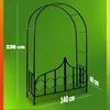 GARDEBRUK® Oblouk na růže 240 x 140 x 40 cm Kovový s dvířky Náhled obrázku produktu 4
