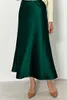 Damen Midi-Satinrock - Elegant und Lässig mit Hoher Taille, Produktbild-Vorschau 3