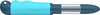 A close-up, studio shot of a blue and turquoise pen with a silver tip. Anteprima dell’immagine prodotto