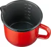 Pot à lait "Rome" 12 cm émail rouge, flammé Voir les images du produit 3