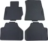 Premium Gummi Fußmatten Set 4-teilig Schwarz passend für Produktbild-Vorschau 1