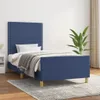 Bettgestell ohne Matratze Blau 90x200 cm Stoff Produktbild-Vorschau 2