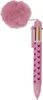 Coeurs Stylo à bille Pom Pom Kuli avec mines 6 couleurs Voir les images du produit 3