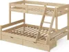 Lit superposé Vitalispa Everest Naturel bois 140x200 / Voir les images du produit 1