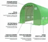 Tunel Ogrodowy Foliowy Szklarnia Folia Ogrodnicza Zielona Podgląd zdjęcia produktu 11