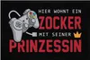 Fußmatte Gaming hier wohnt ein Zocker mit seiner Prinzessin Produktbild-Vorschau 1