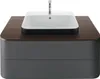 DURAVIT HP031E06969 Konsole m.1Aus.HappyD2+,16x1000x550mm Produktbild-Vorschau 1