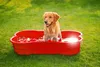 Piscine pour chiens DogsLand en forme d'os - 120 cm, rouge, Voir les images du produit 2